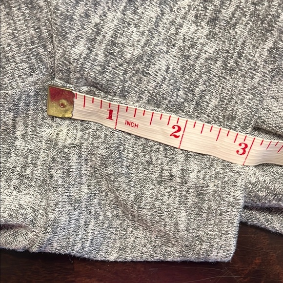 Time and Tru Heather Gray Romper, Sz L - Picture 6 of 6